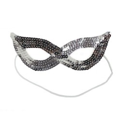 Sexy sequin eye mask - fox / cat eyes - for Halloween / masquerades