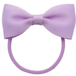 Hair elastics - with ribbon bow - 50 pieces