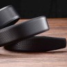 Fashionable leather belt - metal buckle with horse