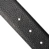 Fashionable leather belt - metal buckle with horse