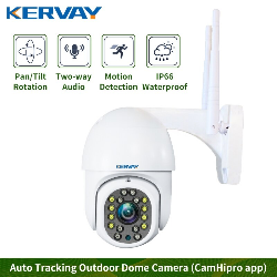 Trådlös säkerhetskamera - 1080P - PTZ IP - HD - Wifi - utomhus - CCTV - övervakning