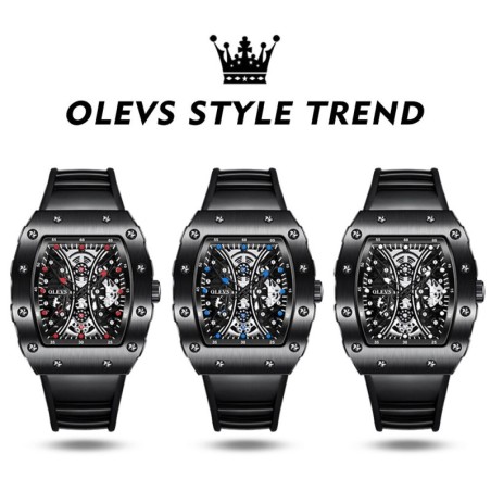 Lyxig herrklocka Quartz - digital - lysande display - vattentät
