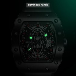 Lyxig herrklocka Quartz - digital - lysande display - vattentät