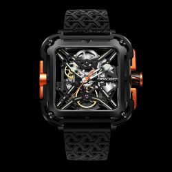 CIGA Design X Series Skeleton - automatic men's watch - stainless steel - waterproofWatches