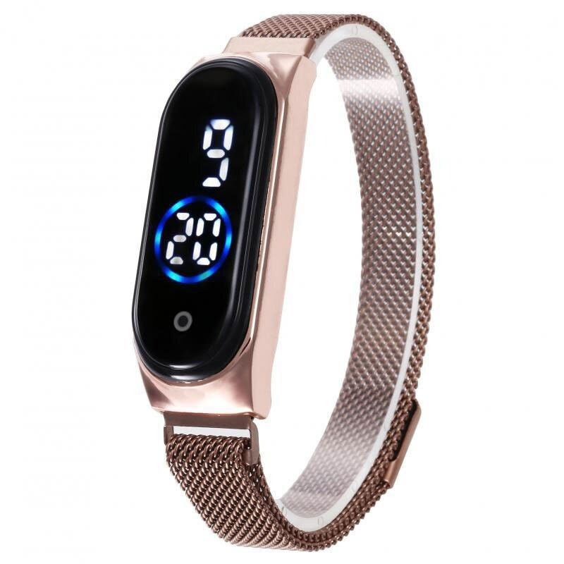 Elegant women's watch - touch screen - digital - LED - with magnetic buckleWatches