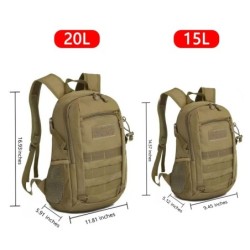 Tactical / military backpack - waterproof - 15L - 20L