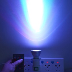 E14 - E27 - GU10 / 5W - 7W - AC110V - 220V - dimbar LED RGB-lampa med IR 16 färger fjärrkontroll