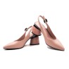 Elegant sandals - slingback pumps - genuine leatherPumps