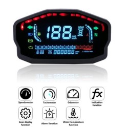 Universal motorcycle speedometer - LCD digital backlight - LED - waterproofElectronics