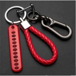 Car keychain - with extra split rings - multi functional