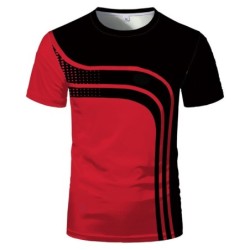 Sports t shirts for men/women - 3d digital design - short sleeve - slim fit