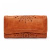 Vintage design wallet for women - high quality leather