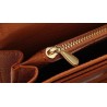 Vintage design wallet for women - high quality leather