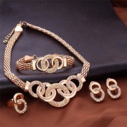 Gold plated Jewellery sets for women - gift