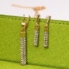 Rhinestone Jewellery set for women  - necklace with earrings