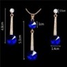 Gold plated  necklace pendant  / earrings - set for women - gift