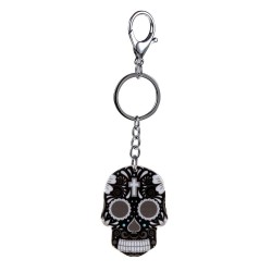 Mexican skull - acrylic keychainKeyrings