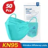 Face / mouth protective masks - antibacterial - reusable - FPP2 - KN95