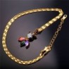 Elegant halsband med färgglada kristallfiskar