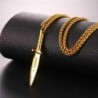 Knivformat hänge med halsband - Hip Hop stil - rostfritt stål