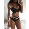 Svart/vit baddräkt - sexig bikiniset