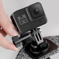 Huvud-/bröstrem - sele - främre / bakre fäste - starkt elasticitetsbälte - med tillbehör - för GoPro-kameror