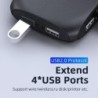 HDMI KVM-switch - med förlängare - 4 USB 2.0 - 4K30Hz 1080P60Hz