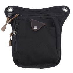 Moderiktig liten väska - med midja / ben / axelbälte - nylon