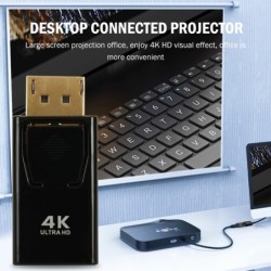 DP to HDMI converter - adapter - 4K - for PC / TV / projectorsSplitters