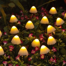 Solar string light - LED - with sticks - waterproof - mushrooms shapedSolar lighting