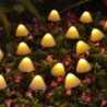 Solslinga ljus - LED - med pinnar - vattentät - svampformad