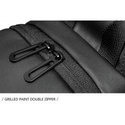 Trendig crossbody-väska - ryggsäck för 9,7" iPad - med USB-laddningsport - vattentät