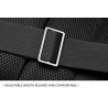 Trendig crossbody-väska - ryggsäck för 9,7" iPad - med USB-laddningsport - vattentät
