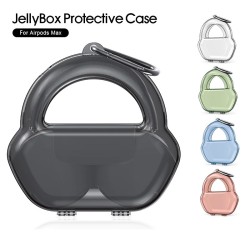 Jellybox - skyddsfodral - för Apple AirPods Max - genomskinlig förvaringsbox