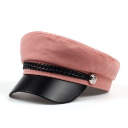 Moderiktig keps med visir - militär / kaptenstil - unisex