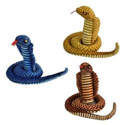 Kobraformad kudde - plyschleksak