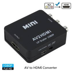 AV till HDMI AV2HDMI omvandlaradapter 1080p