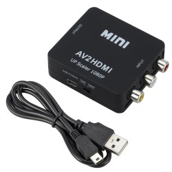 AV till HDMI AV2HDMI omvandlaradapter 1080p