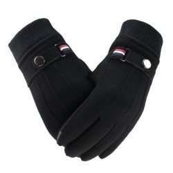 Varma vintermockahandskar - med fleece - pekskärmsfunktion - unisex