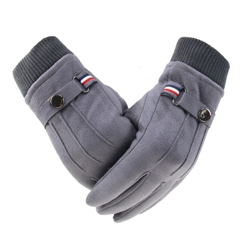 Varma vintermockahandskar - med fleece - pekskärmsfunktion - unisex