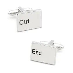 ESC & CTRL-tangentbord - manschettknappar