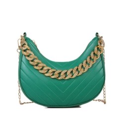 Luxurious shoulder small bag - double chain strapsHandbags