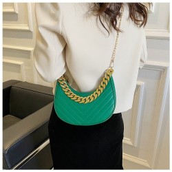 Luxurious shoulder small bag - double chain strapsHandbags