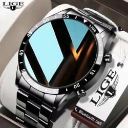 LIGE - lyxig Smart Watch - helcirkel pekskärm - Bluetooth - blodtryck - vattentät
