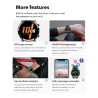 LIGE - luxurious Smart Watch - full circle touch screen - Bluetooth - blood pressure - waterproofWatches