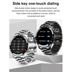 LIGE - luxurious Smart Watch - full circle touch screen - Bluetooth - blood pressure - waterproofWatches