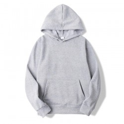Casual hoodie - med fickor - unisex