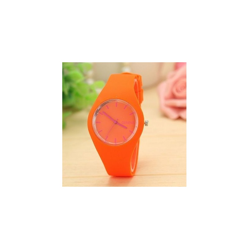 Trendy silicone watch - ultra thin - unisexWatches