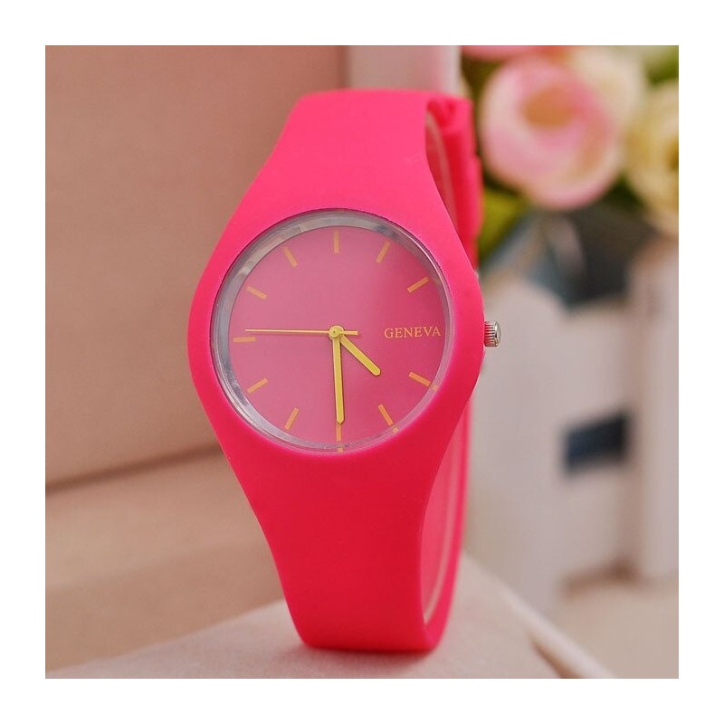 Trendy silicone watch - ultra thin - unisexWatches