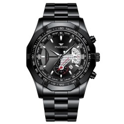 Luxurious men's watch - luminous - calendar - waterproof - stainless steelWatches